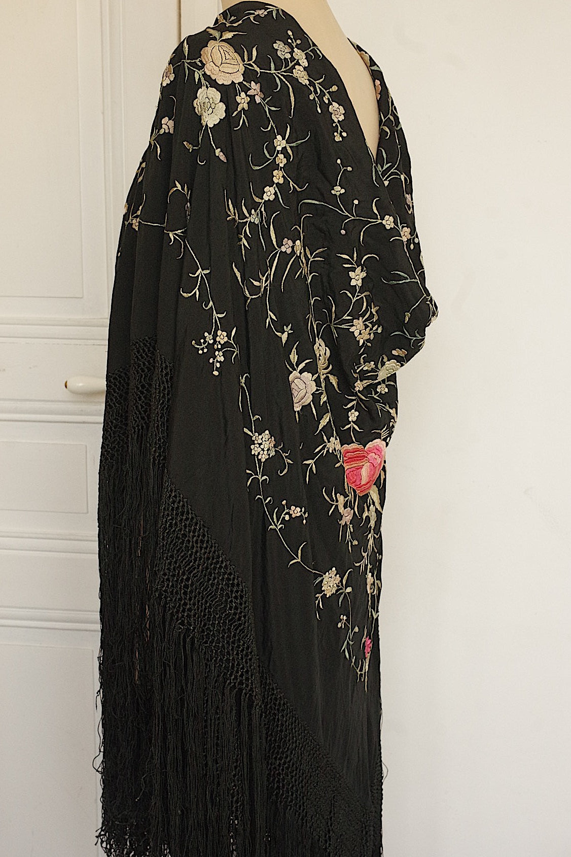 châle antique アンティークショール シノワズリー .FR a l'epoque