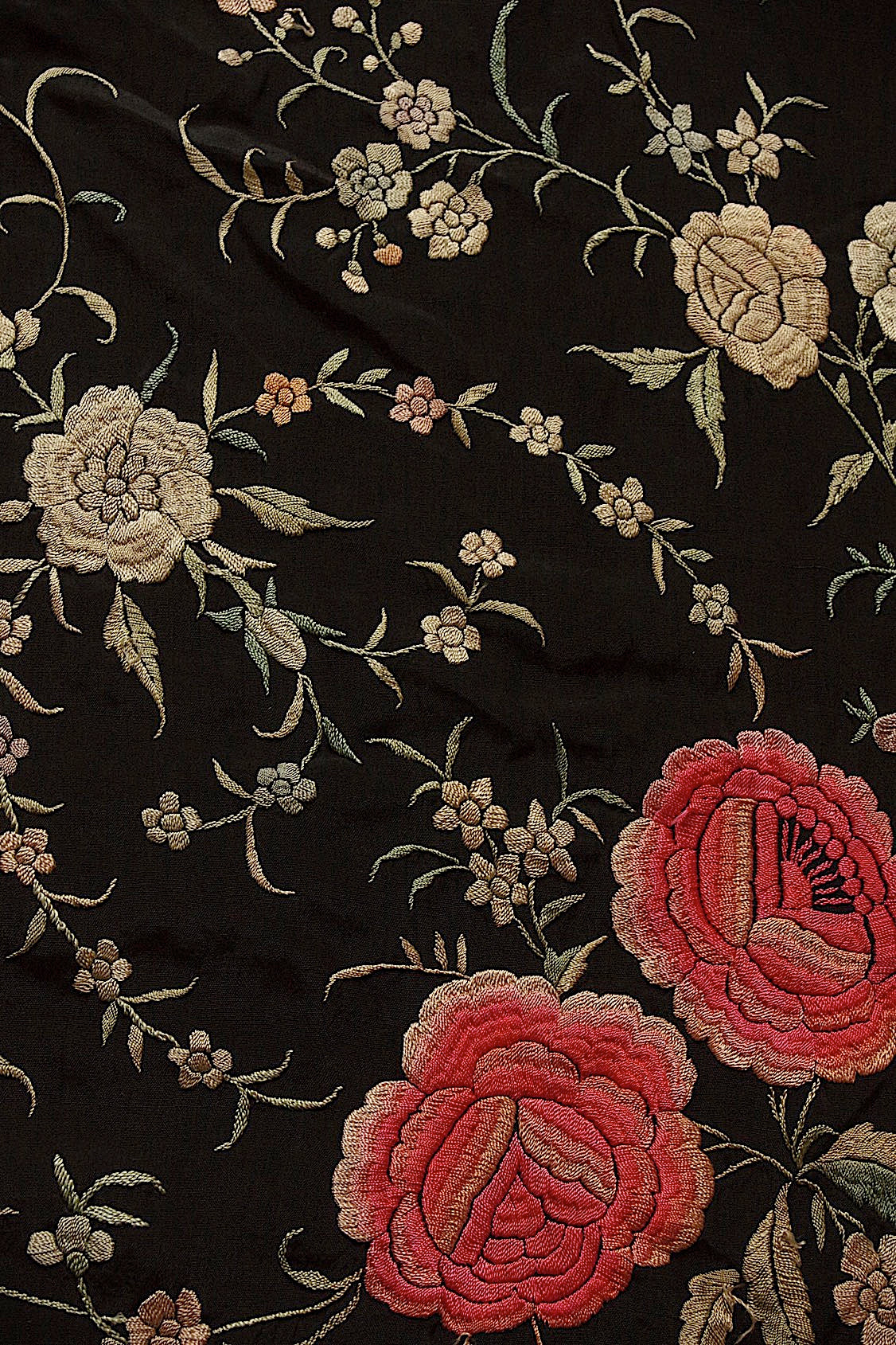 châle antique アンティークショール シノワズリー .FR a l'epoque