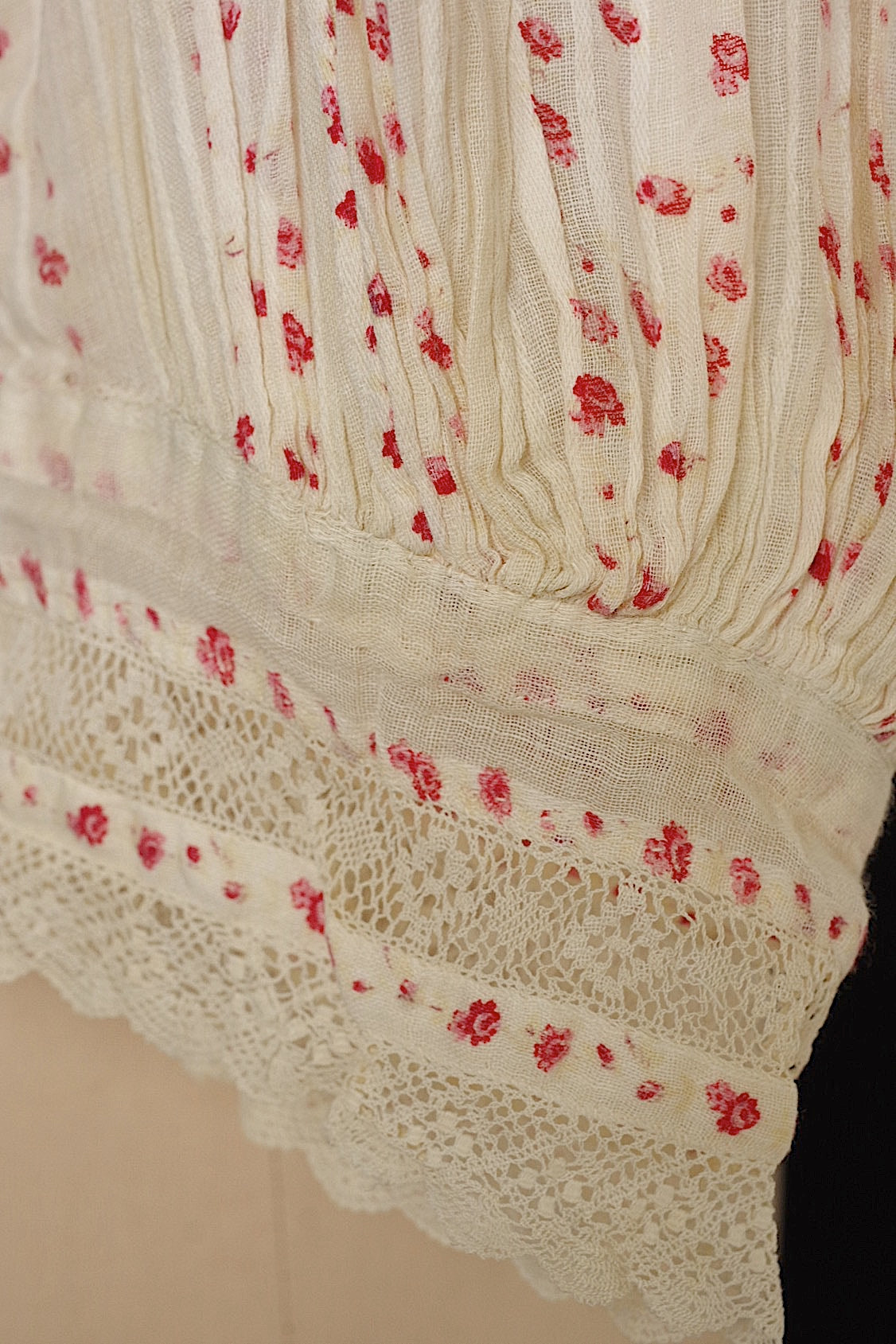 vêtement antique アンティークコットンブラウス4