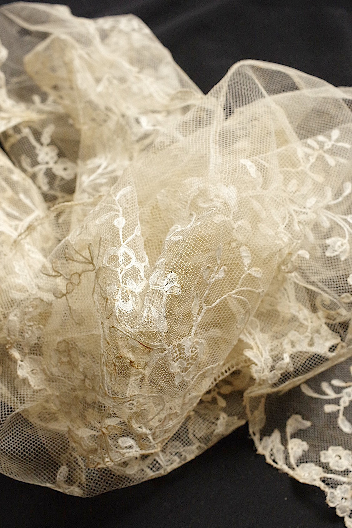 dentelle antique アンティークレース アプリカッションアングレテール 320cm