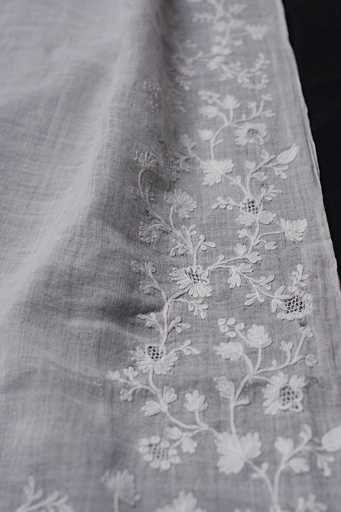 fichu antique アンティーク刺繍
