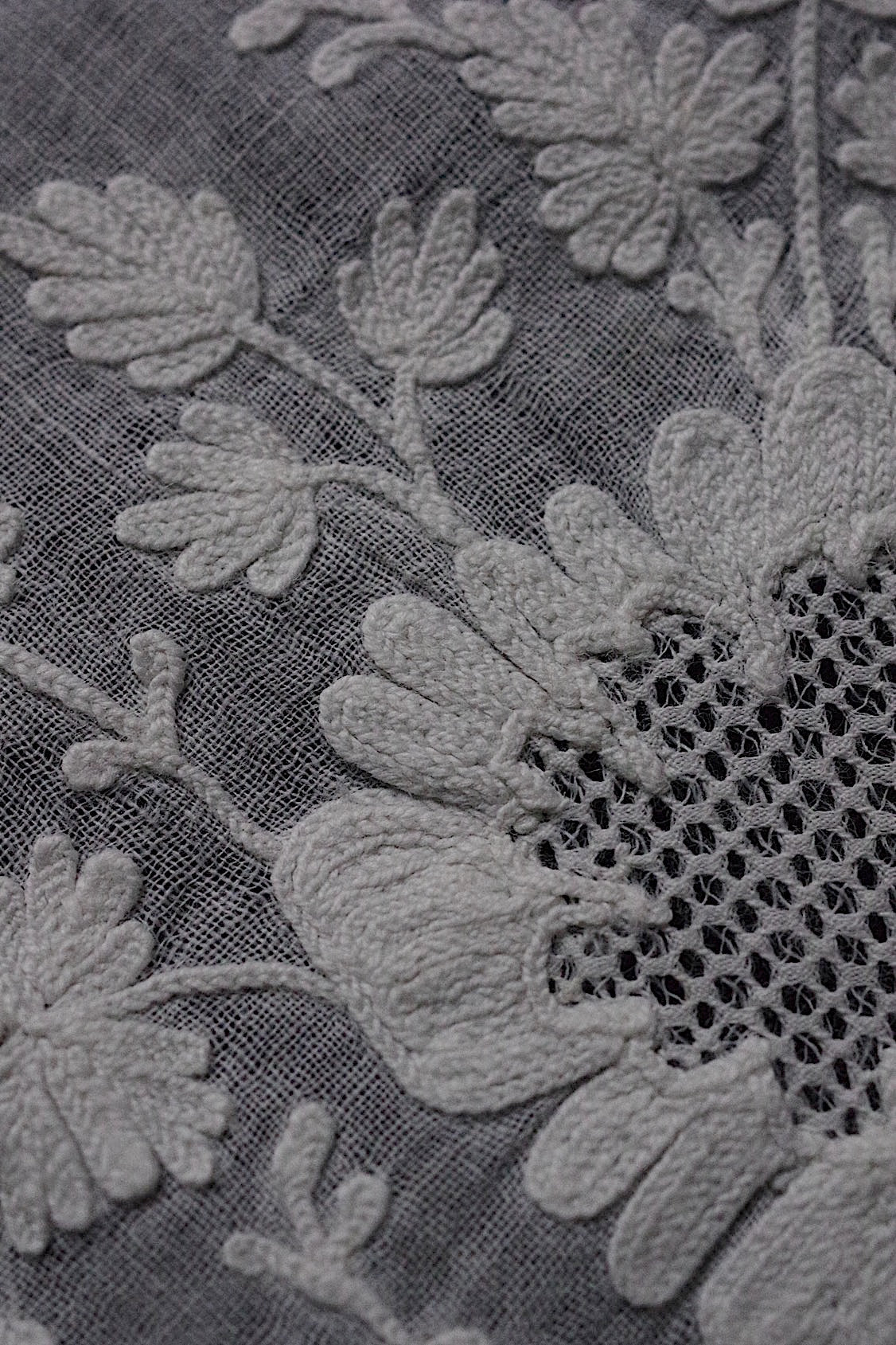 fichu antique アンティーク刺繍