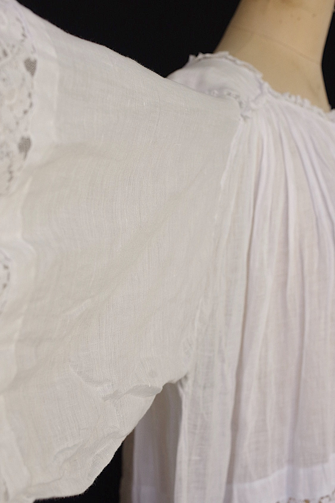 vêtement antique アンティーク教会チュニック rochet5