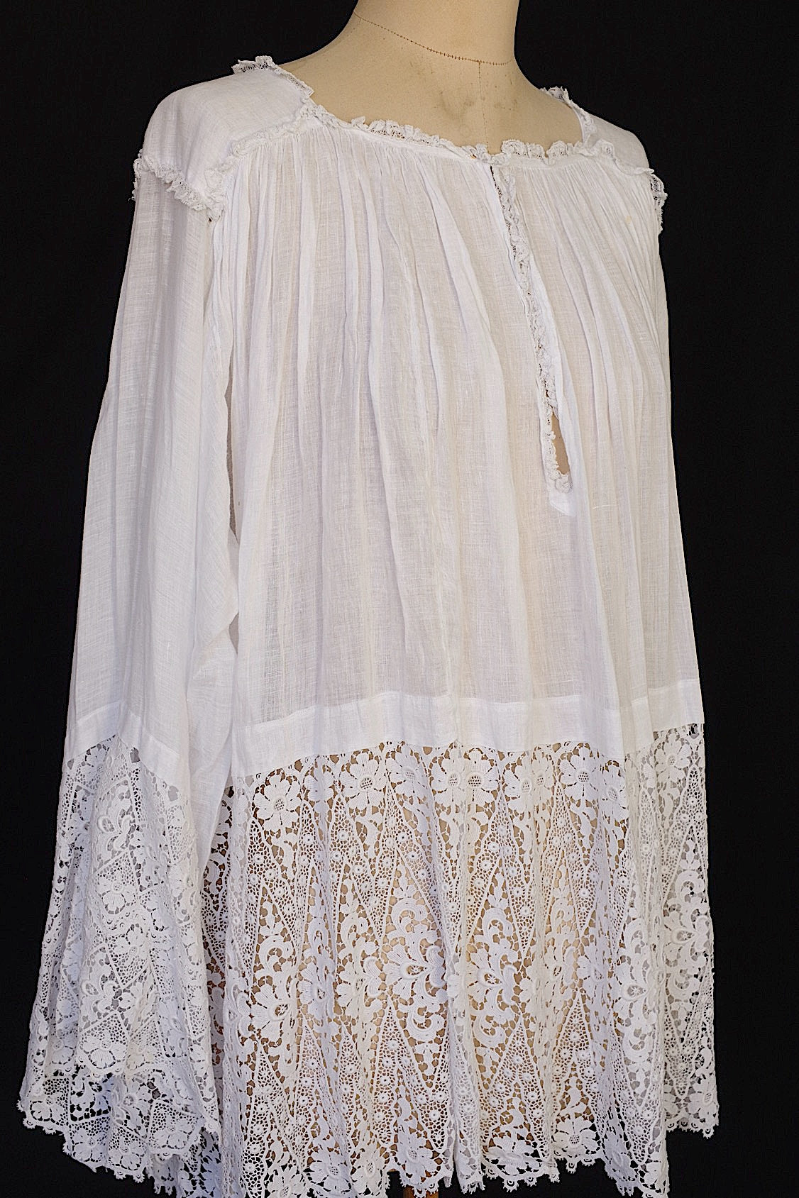 vêtement antique アンティーク教会チュニック rochet5