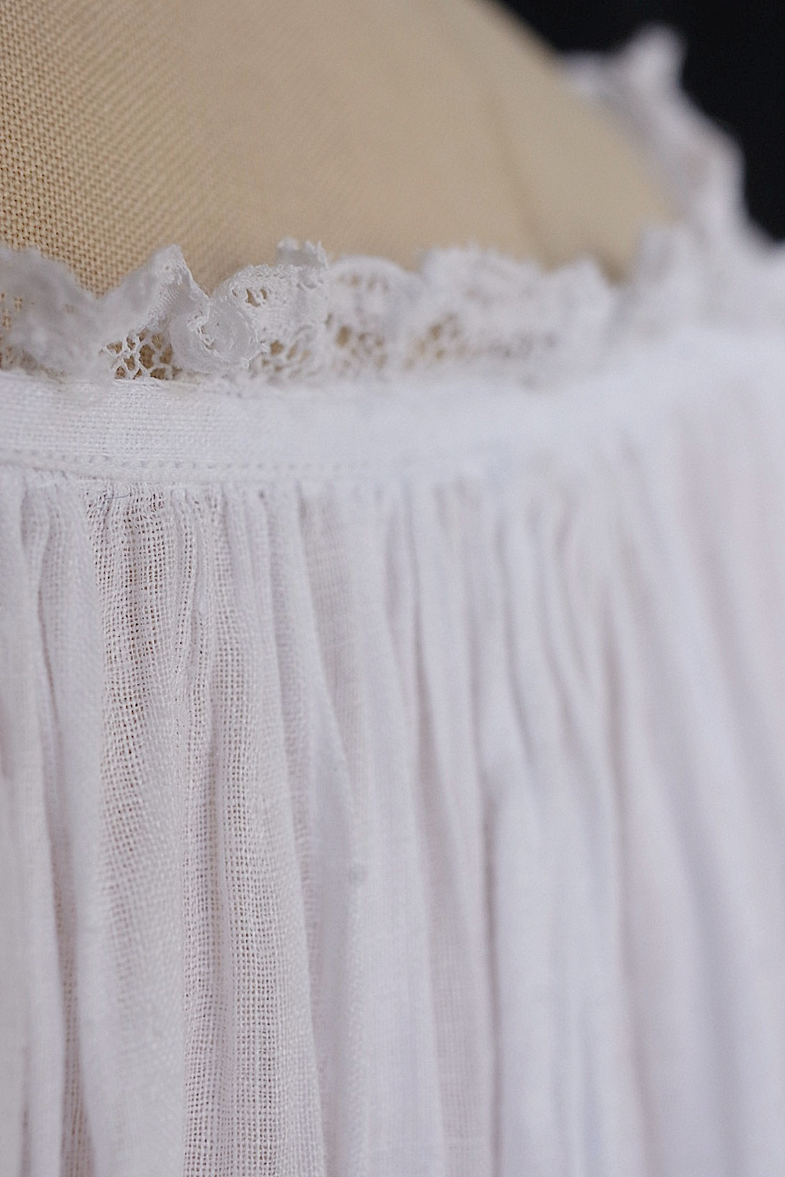 vêtement antique アンティーク教会チュニック rochet5