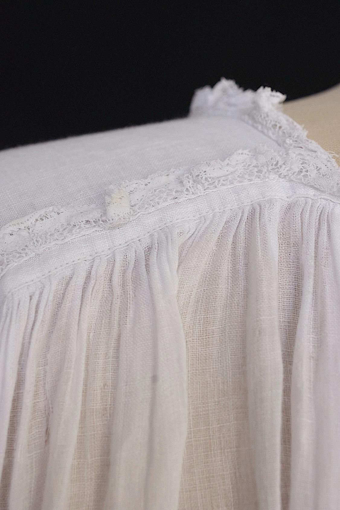 vêtement antique アンティーク教会チュニック rochet5