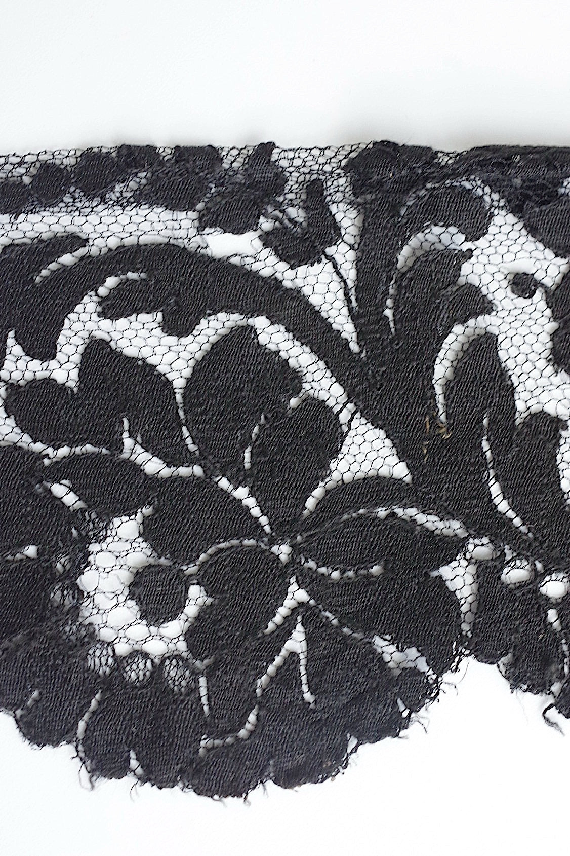 dentelle antique アンティークレース ブロンドレース 350cm .FR a l'epoque