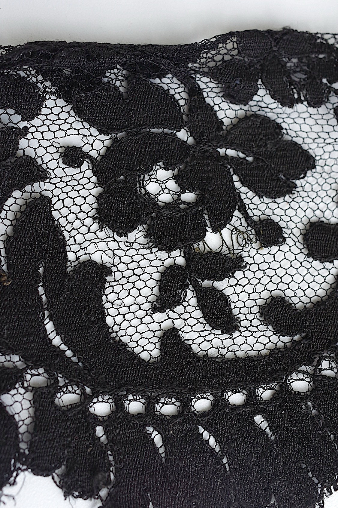 dentelle antique アンティークレース ブロンドレース 350cm .FR a l'epoque