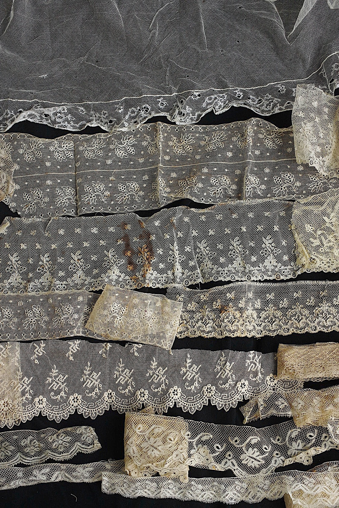 dentelle antique アンティークレース 素材用 lot