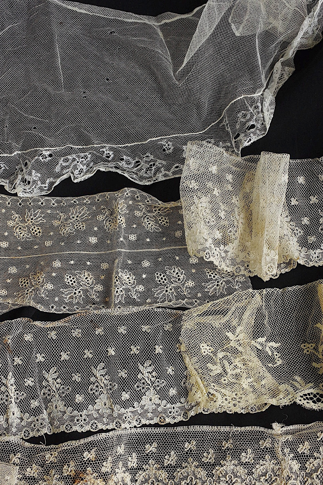 dentelle antique アンティークレース 素材用 lot