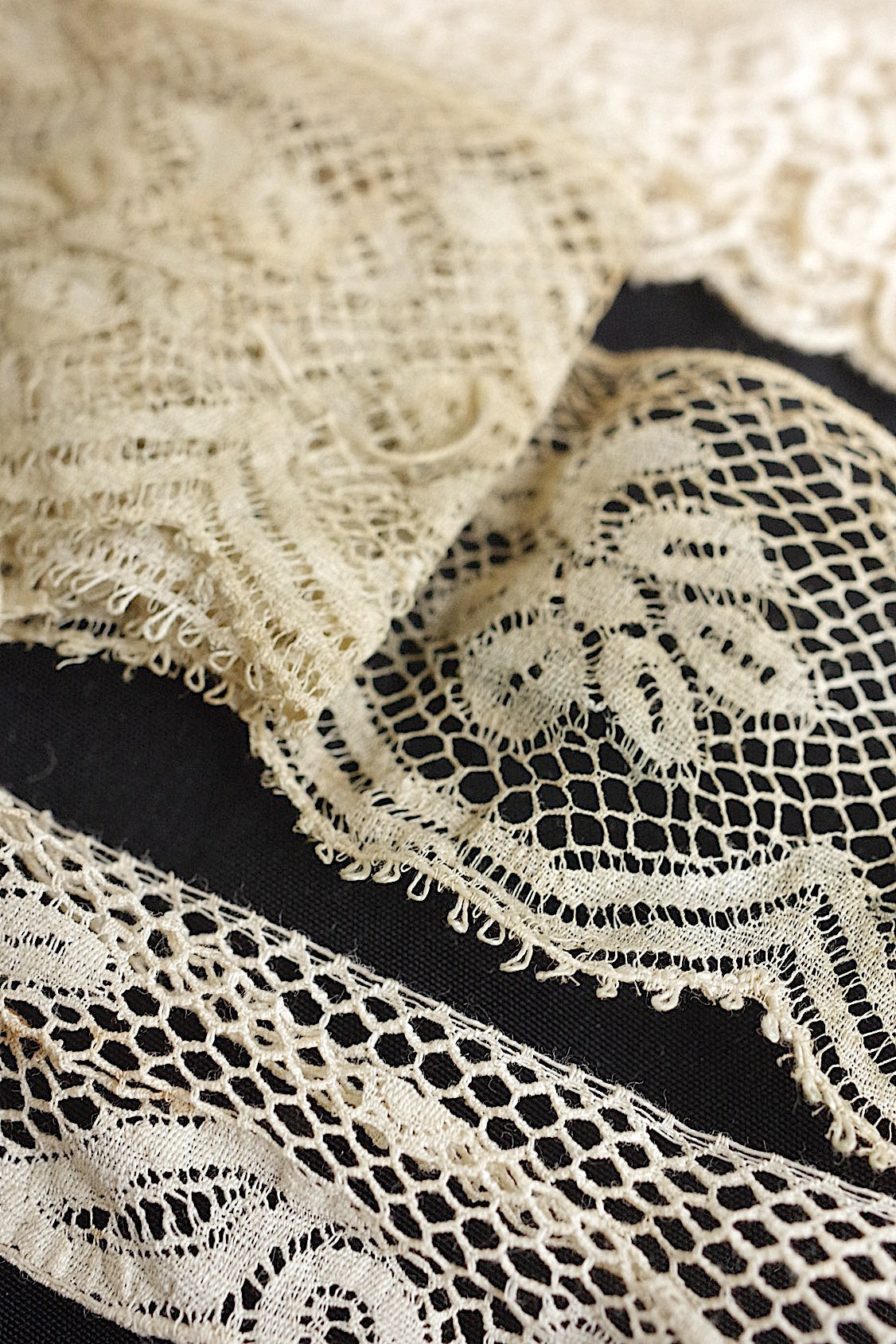 dentelle antique アンティークレース 素材用 lot