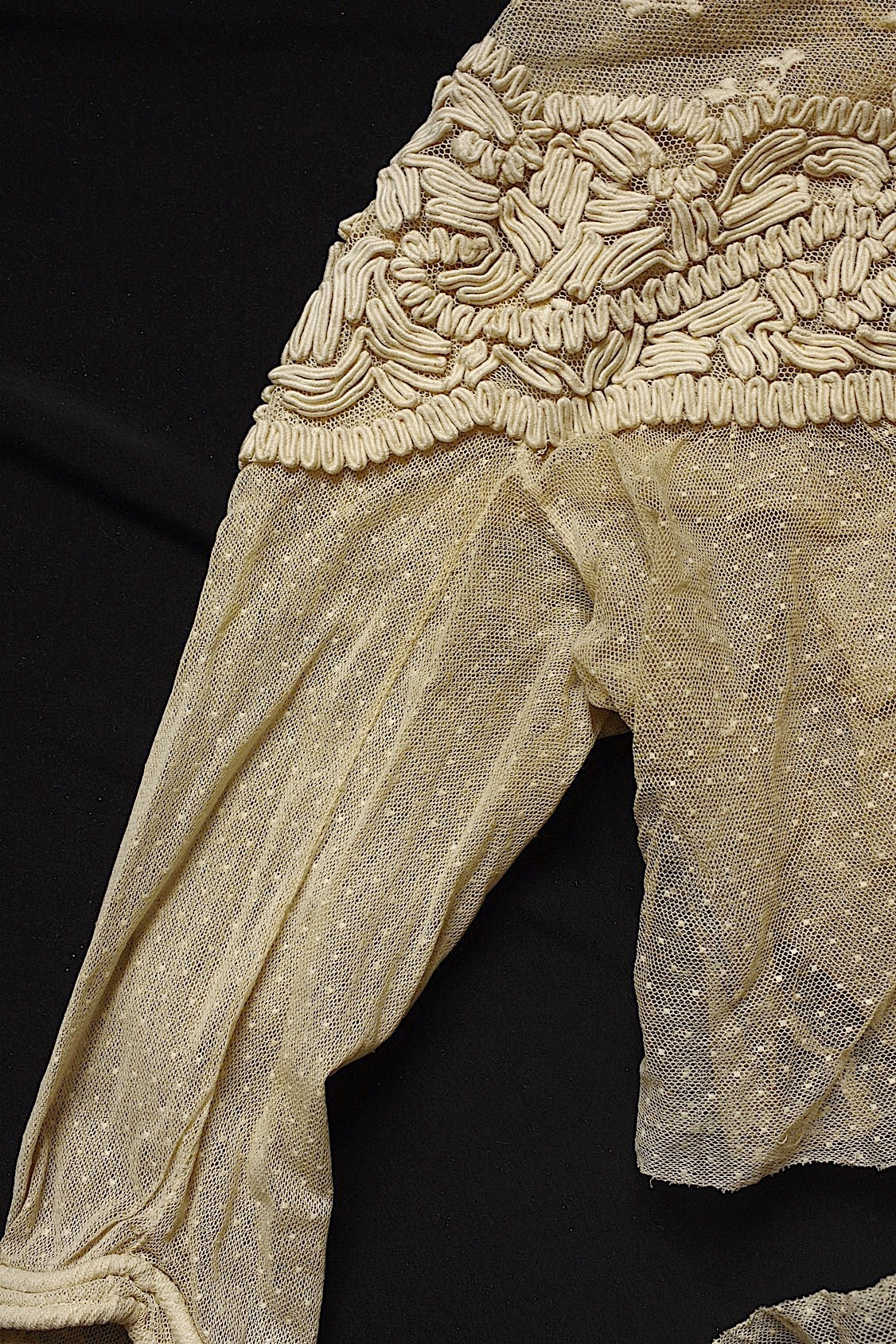 dentelle antique アンティークレース ドレス 制作用 素材 .FR a l'epoque