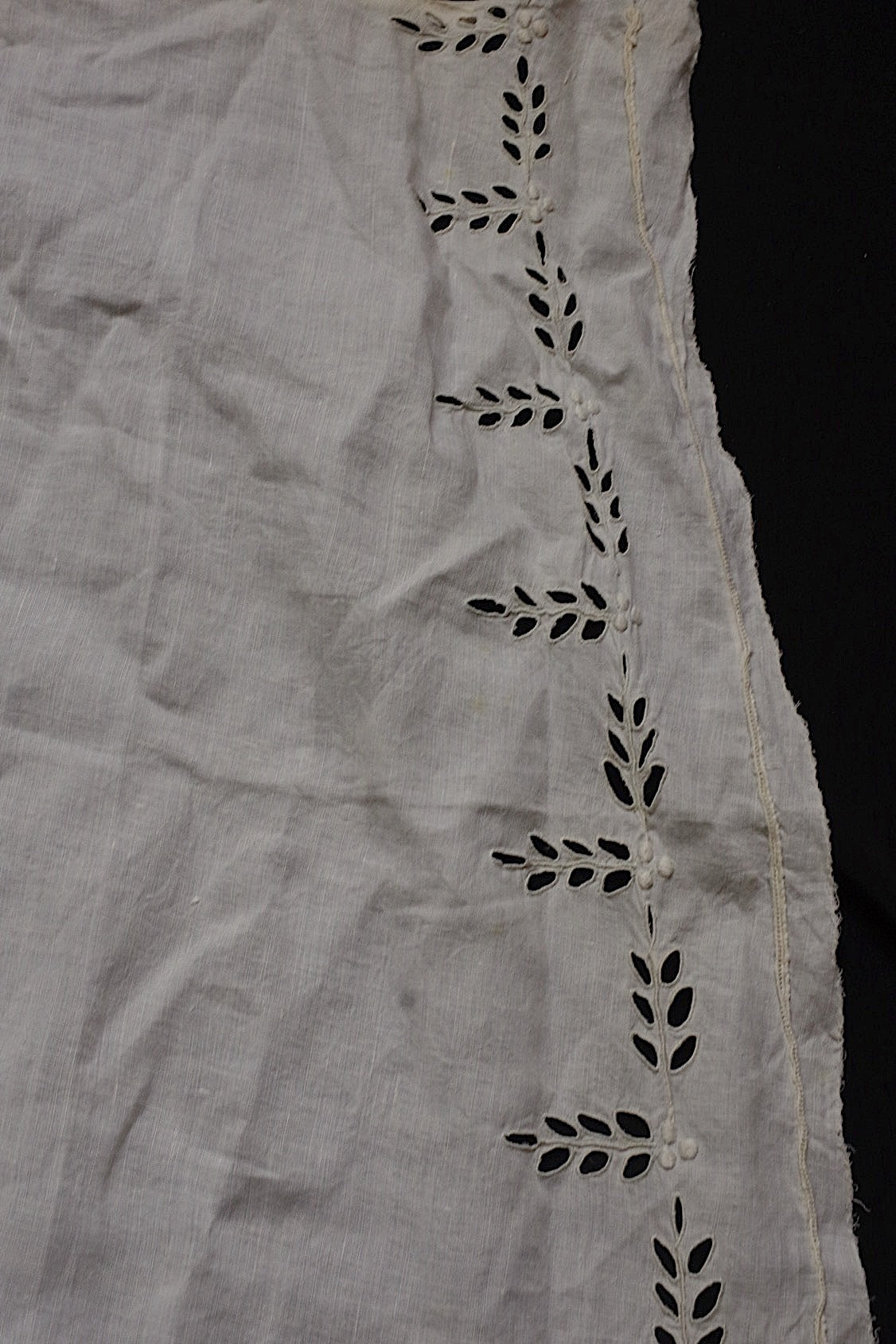 dentelle antique アンティークレース スカート 制作用 素材 .FR a l'epoque