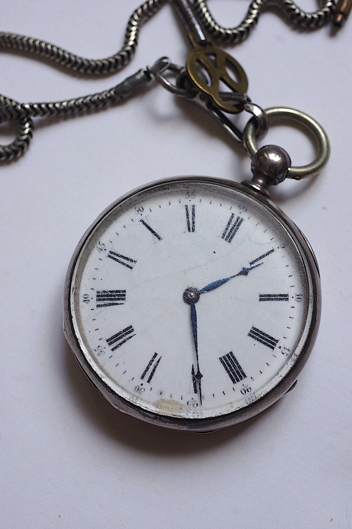 montre de poche antiqueアンティーク懐中時計 .FR a l'epoque