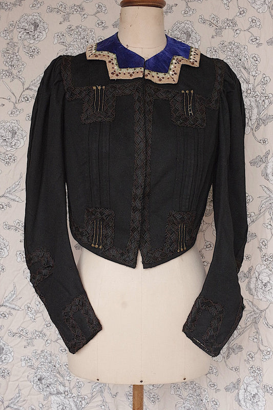 アンティークボレロジャケット vêtement antique .FR a l'epoque