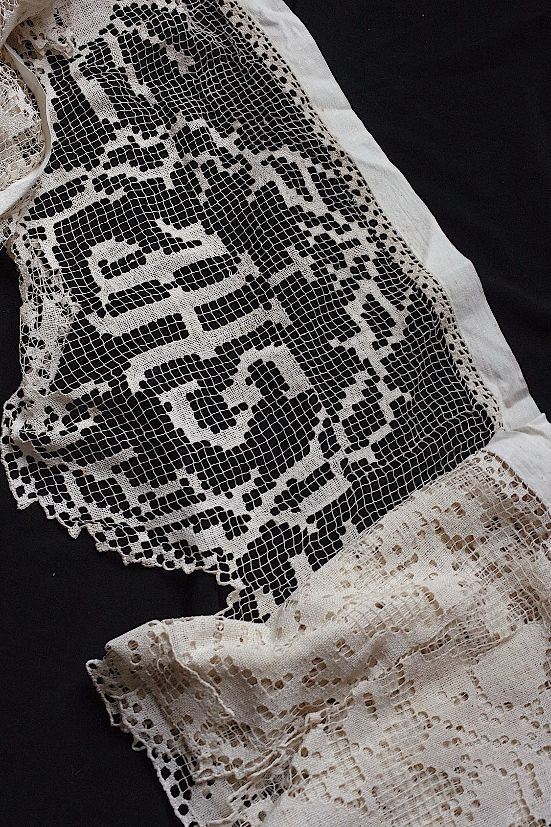 アンティークレース dentelle antique フィレレース 教会2 .FR a l'epoque