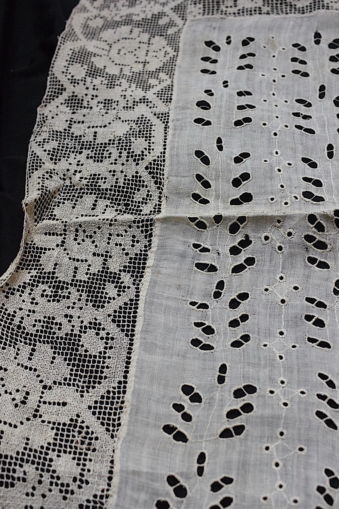 アンティークレース dentelle antique フィレレース 3 .FR a l'epoque