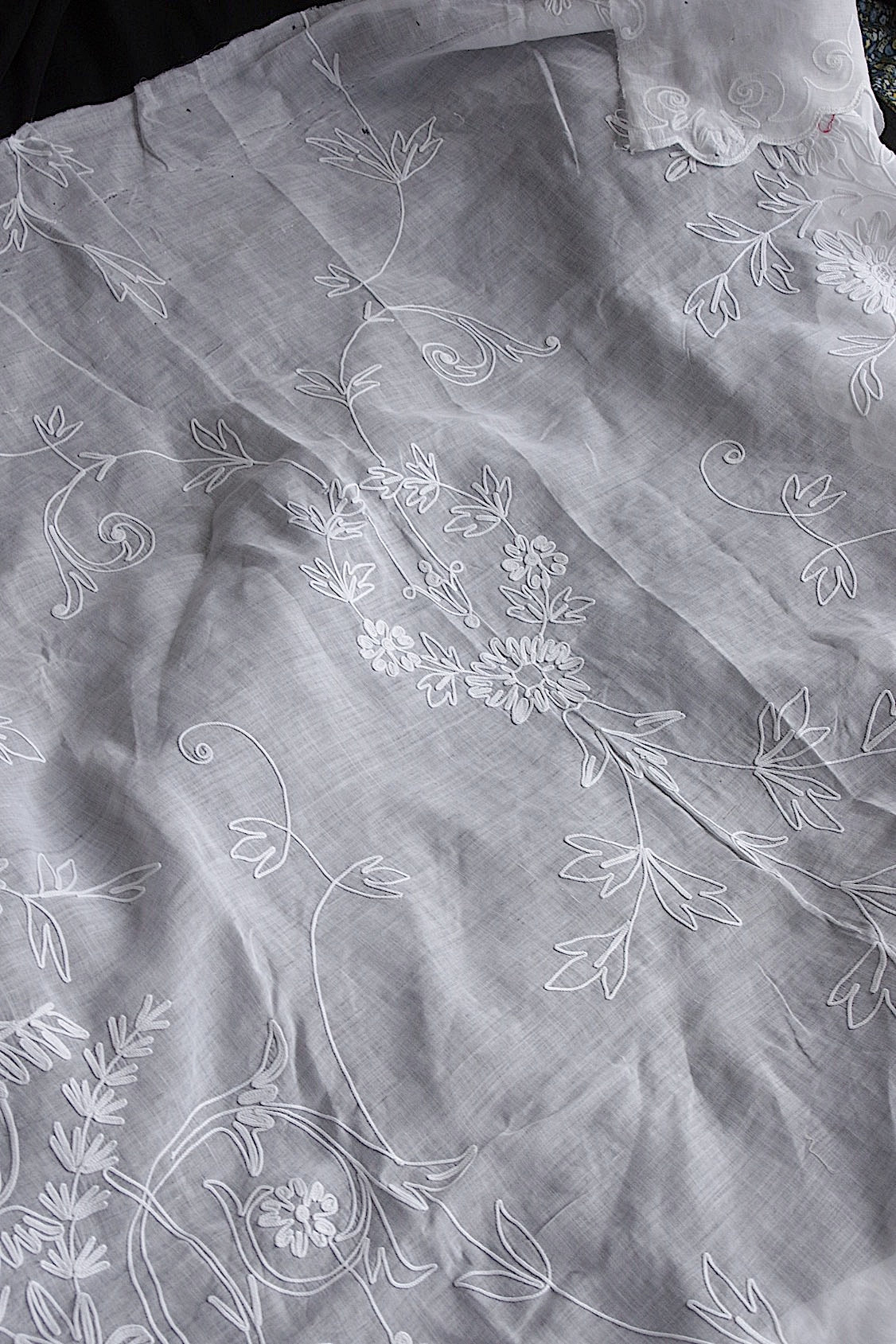 アンティークカーテン antique linge de maison アンティークカーテン3 .FR a l'epoque