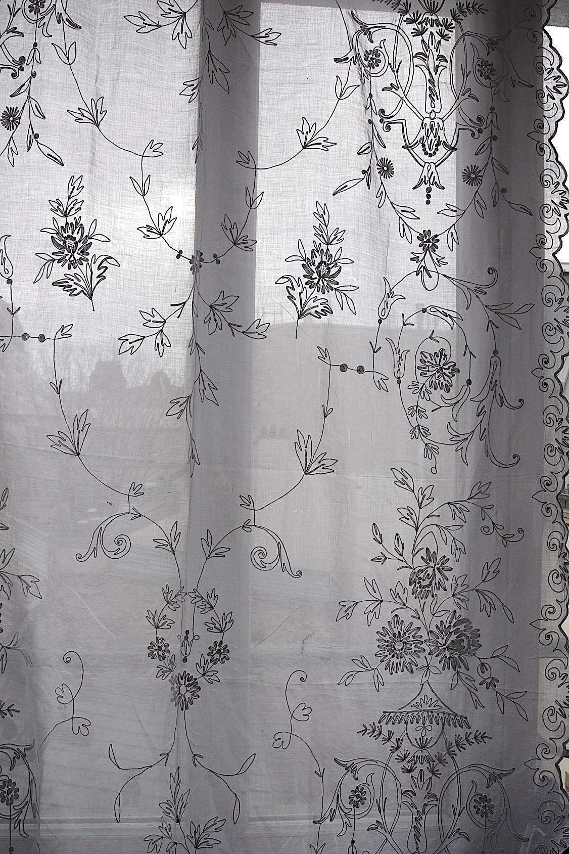 アンティークカーテン antique linge de maison アンティークカーテン3 .FR a l'epoque