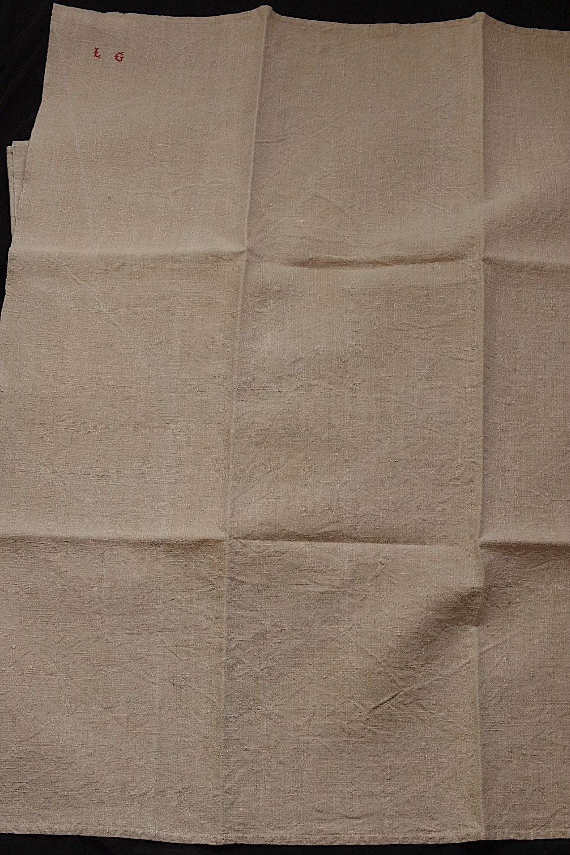 アンティーク生地 tissu ancien アンティークトワル生地 トーション5枚 .FR a l'epoque