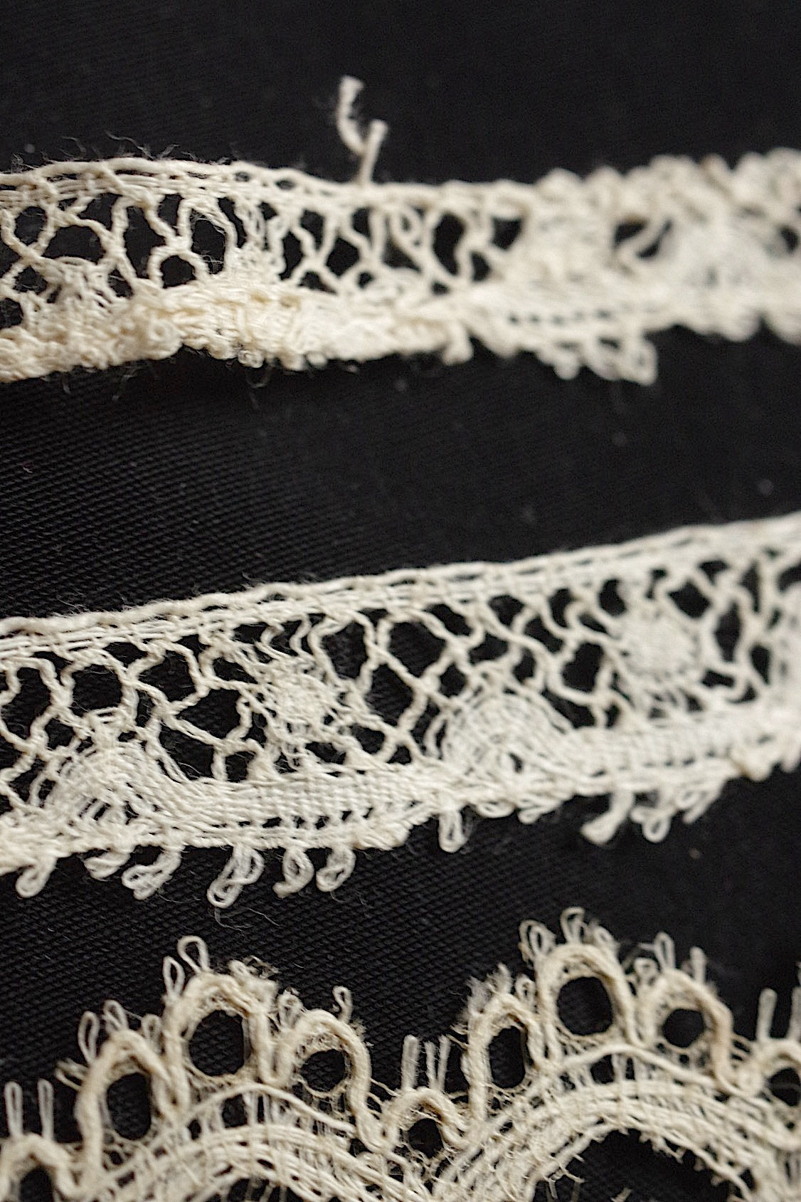 アンティークレース dentelle antique アンティークレース 5本 .FR a l'epoque