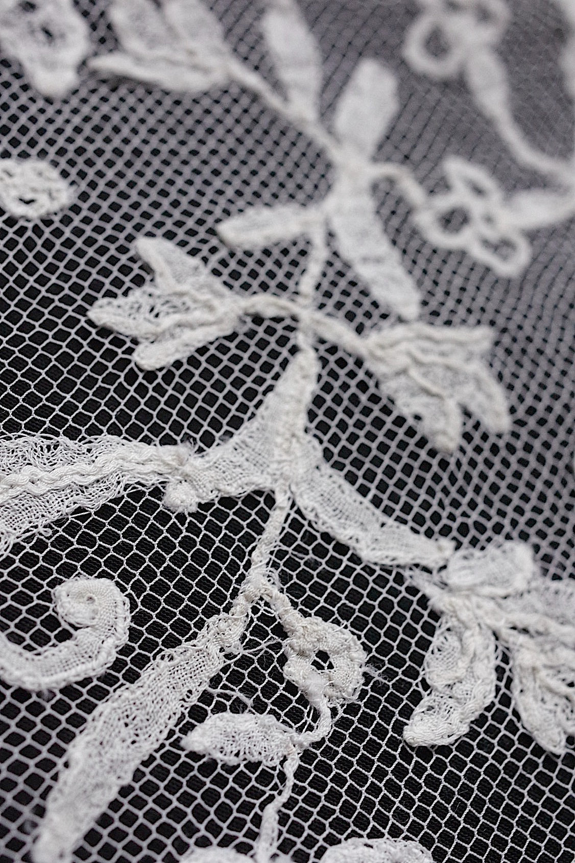 アンティークレース dentelle antique アンティークレース  ハンカチ .FR a l'epoque