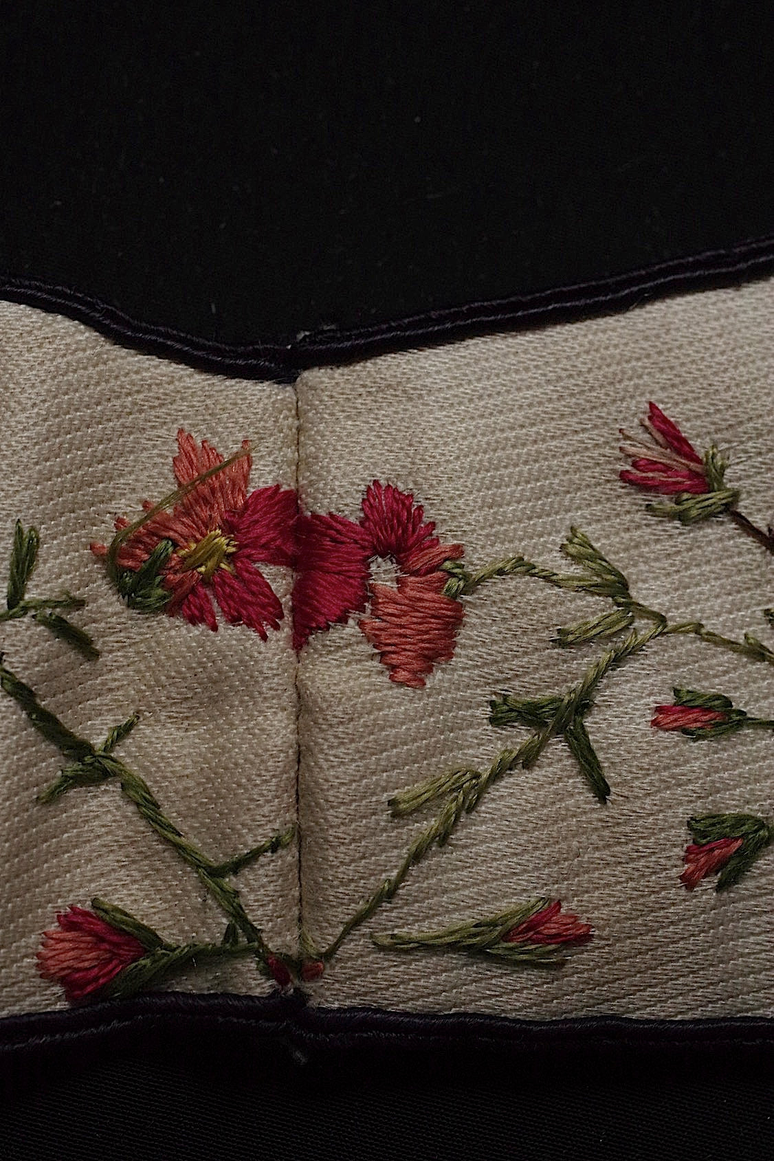 アンティーク刺繍 ruban antique アンティーク刺繍襟 ベルト .FR a l'epoque