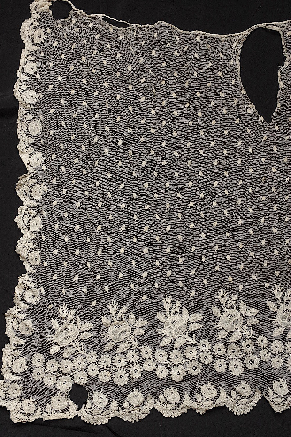 アンティークレース dentelle antique アンティークレースはぎれ 素材用 .FR a l'epoque