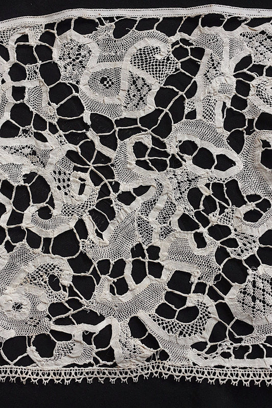 アンティークレース dentelle antique アンティークレース フレミッシュ480cm .FR a l'epoque