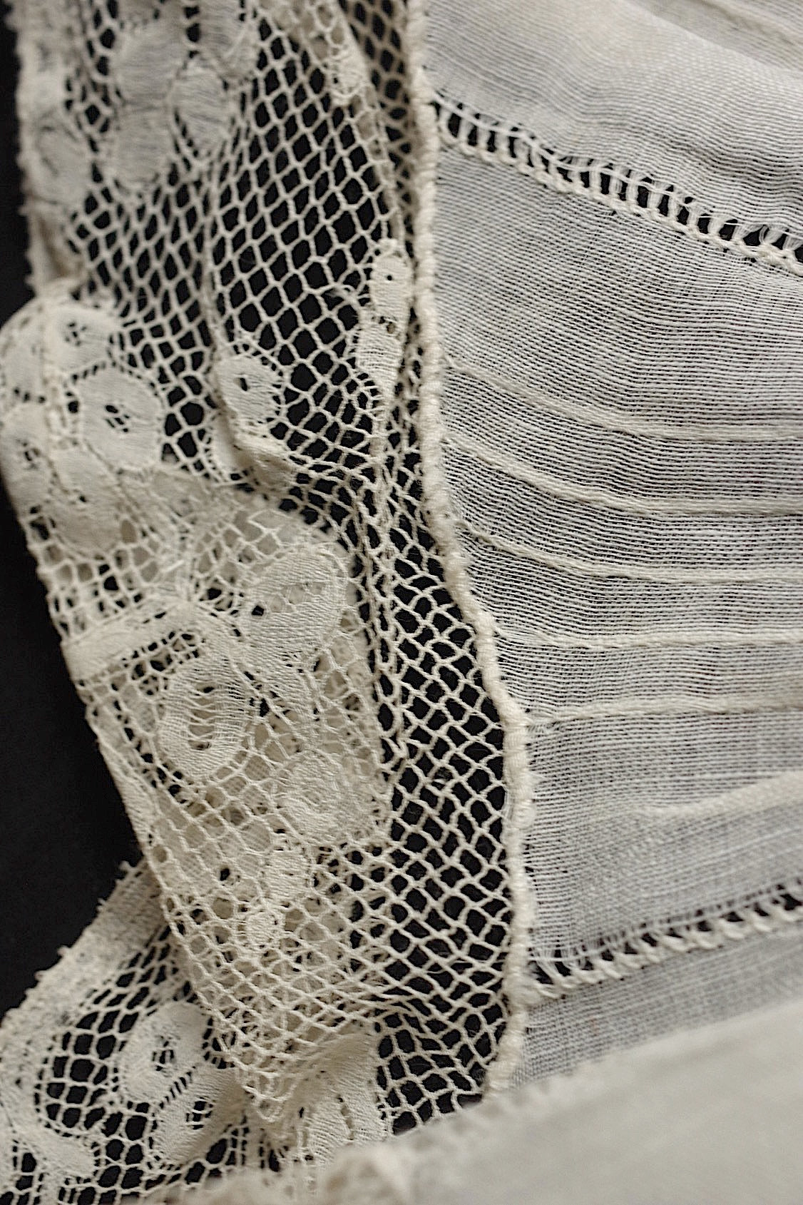 アンティークレース dentelle  antique アンティークレース パーツlot .FR a l'epoque