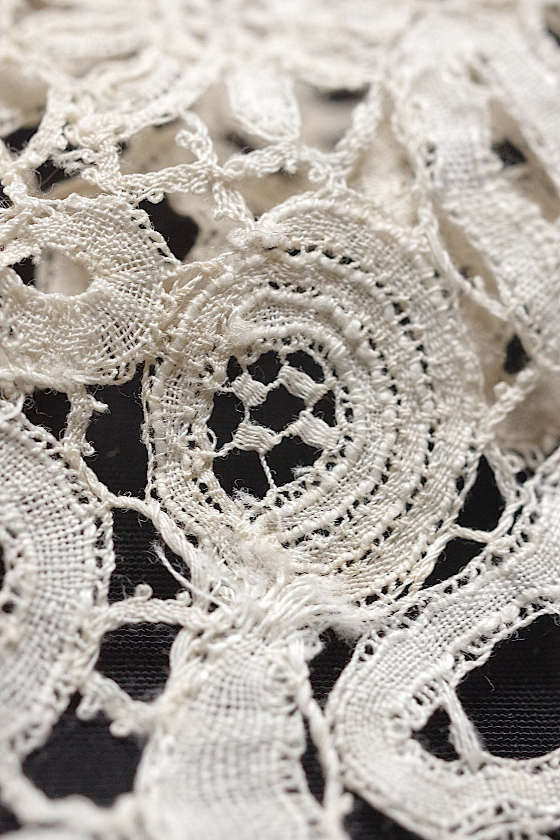 アンティークレース dentelle antique アンティークレース 袖口 ホニトン .FR a l'epoque