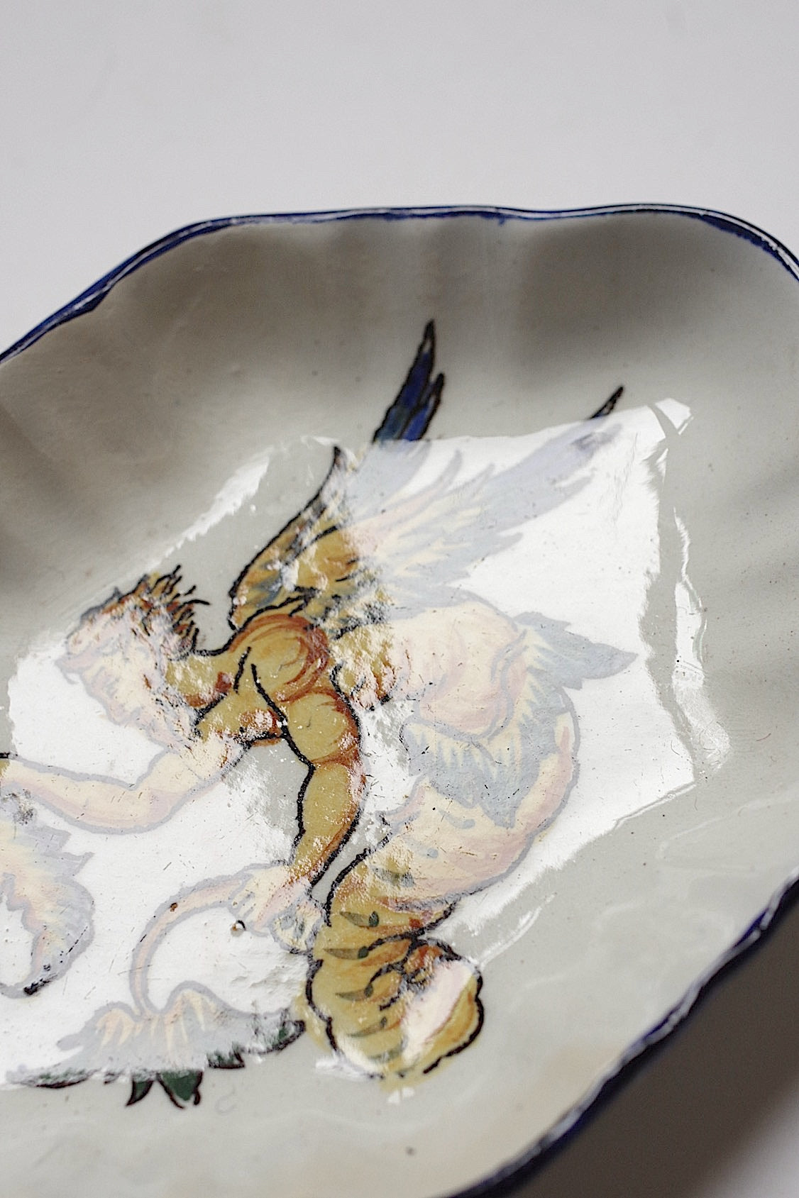 アンティーク雑貨 vide poche アンティークジアン 小皿 .FR a l'epoque