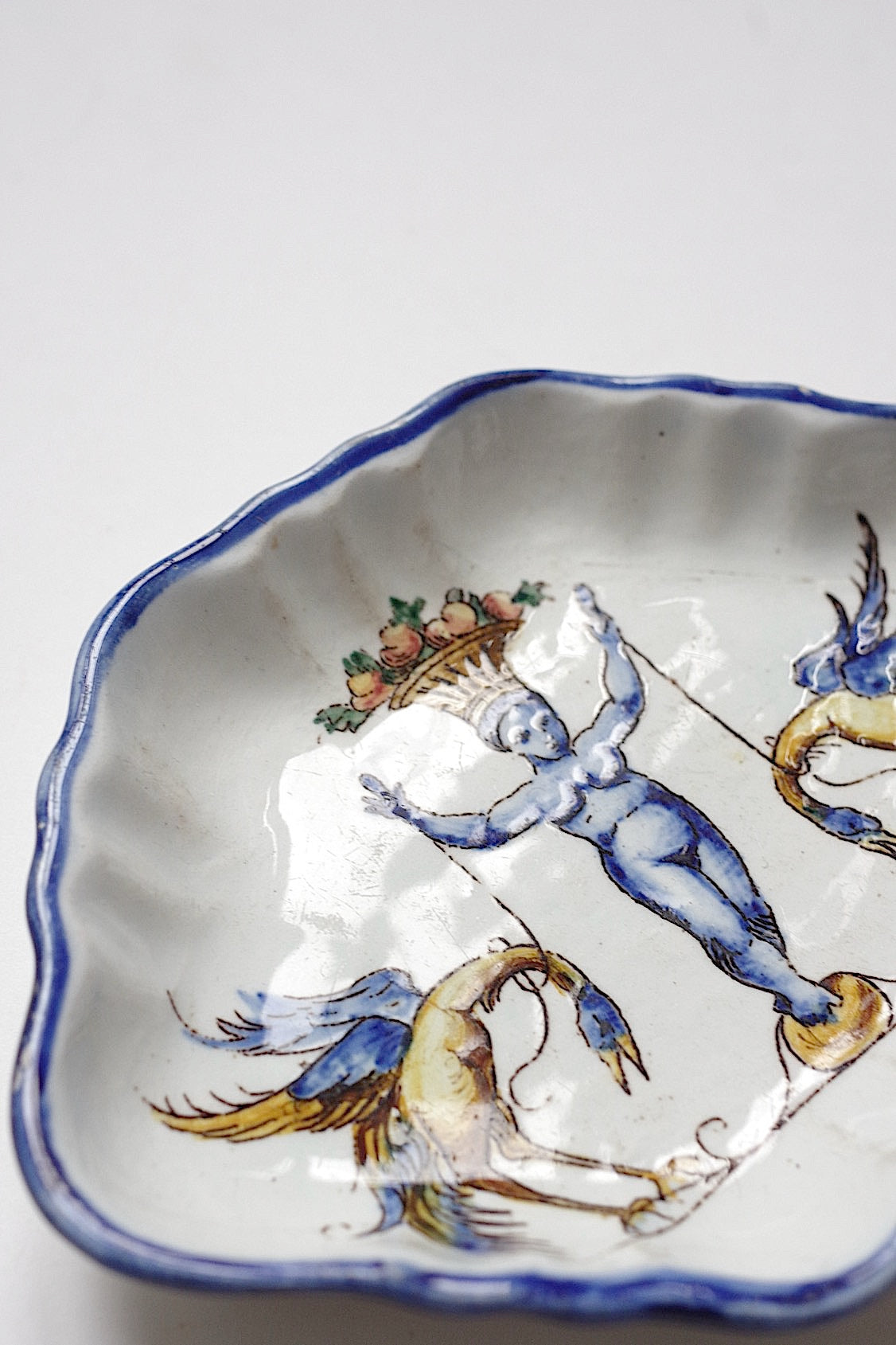 アンティーク雑貨 vide poche アンティークジアン 小皿2 .FR a l'epoque