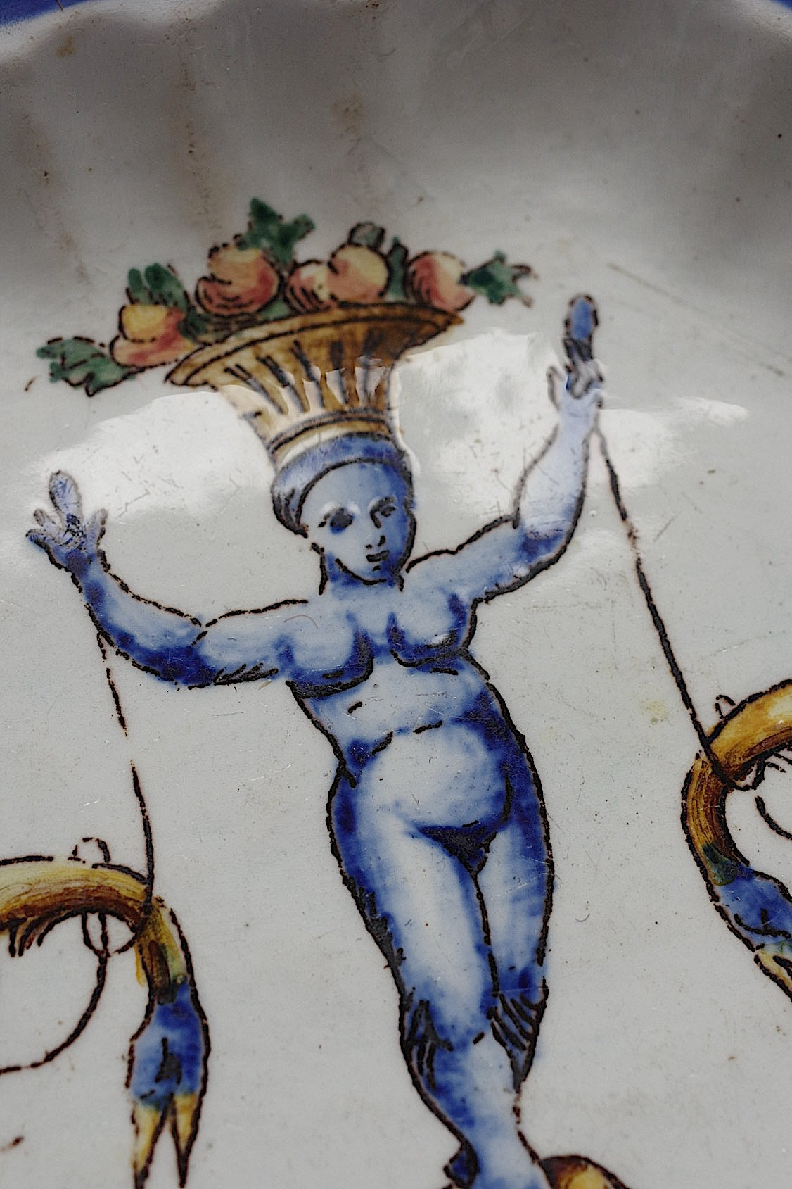 アンティーク雑貨 vide poche アンティークジアン 小皿2 .FR a l'epoque