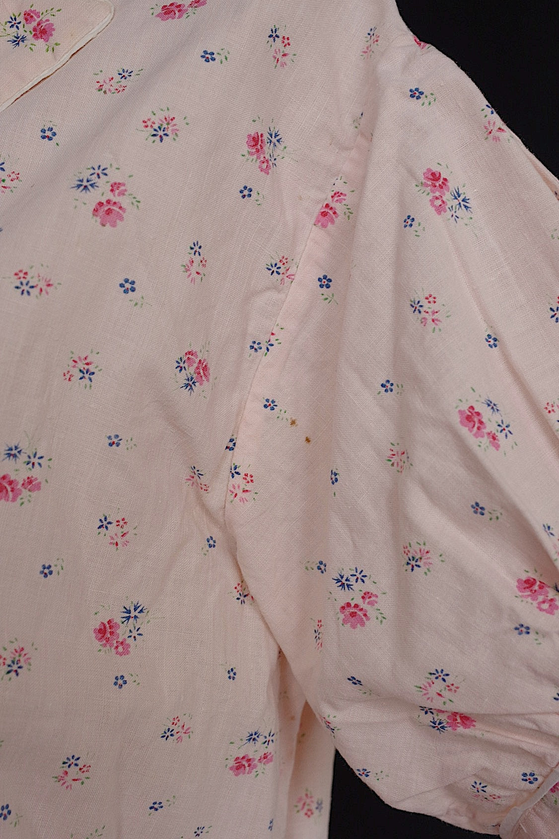 ヴィンテージ古着 vêtement vintage ヴィンテージ花柄ブラウス .FR a l'epoque