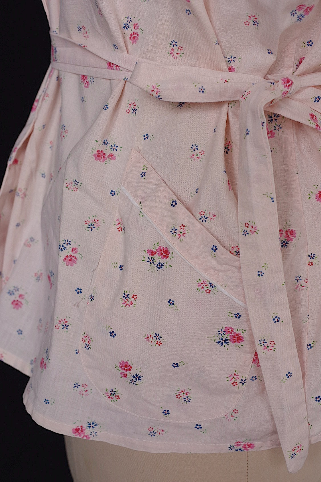 ヴィンテージ古着 vêtement vintage ヴィンテージ花柄ブラウス .FR a l'epoque