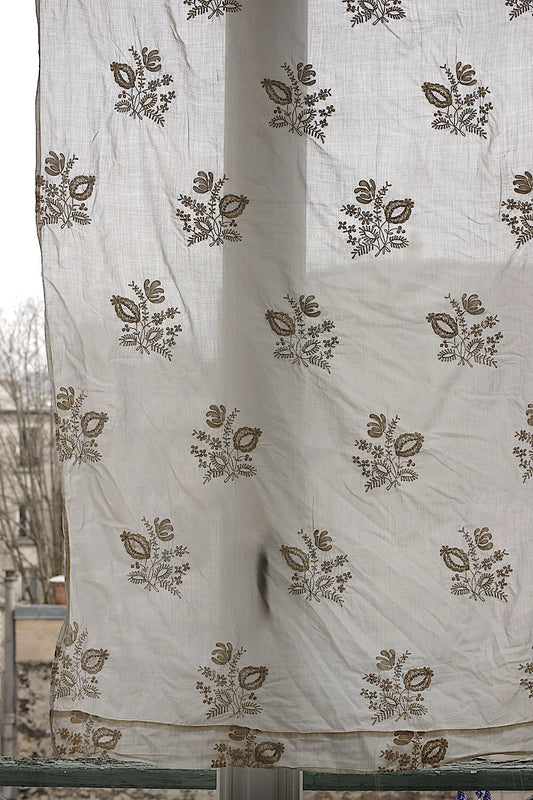 アンティークカーテン antique linge de maison .FR a l'epoque