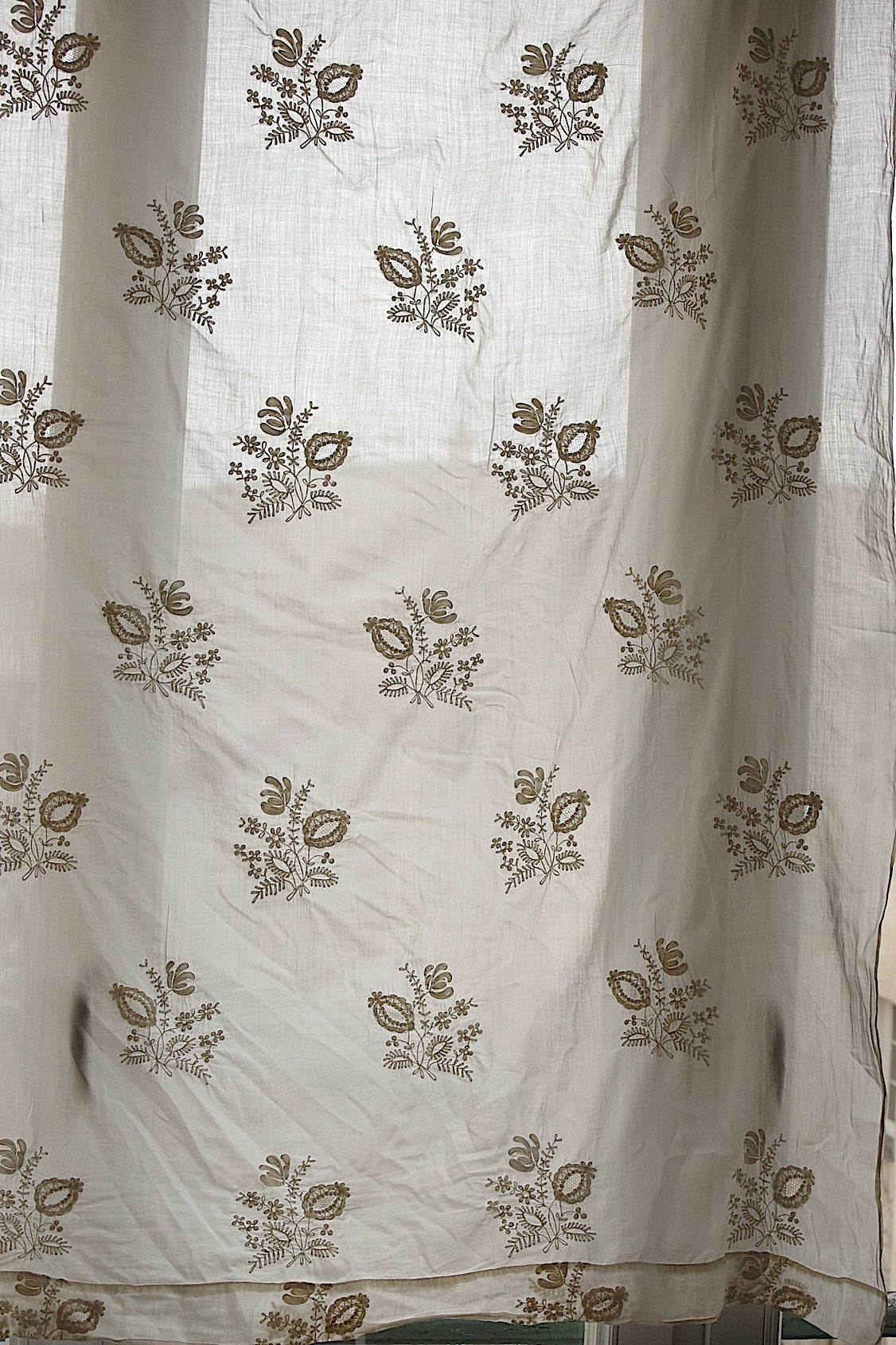 アンティークカーテン antique linge de maison   .FR a l'epoque