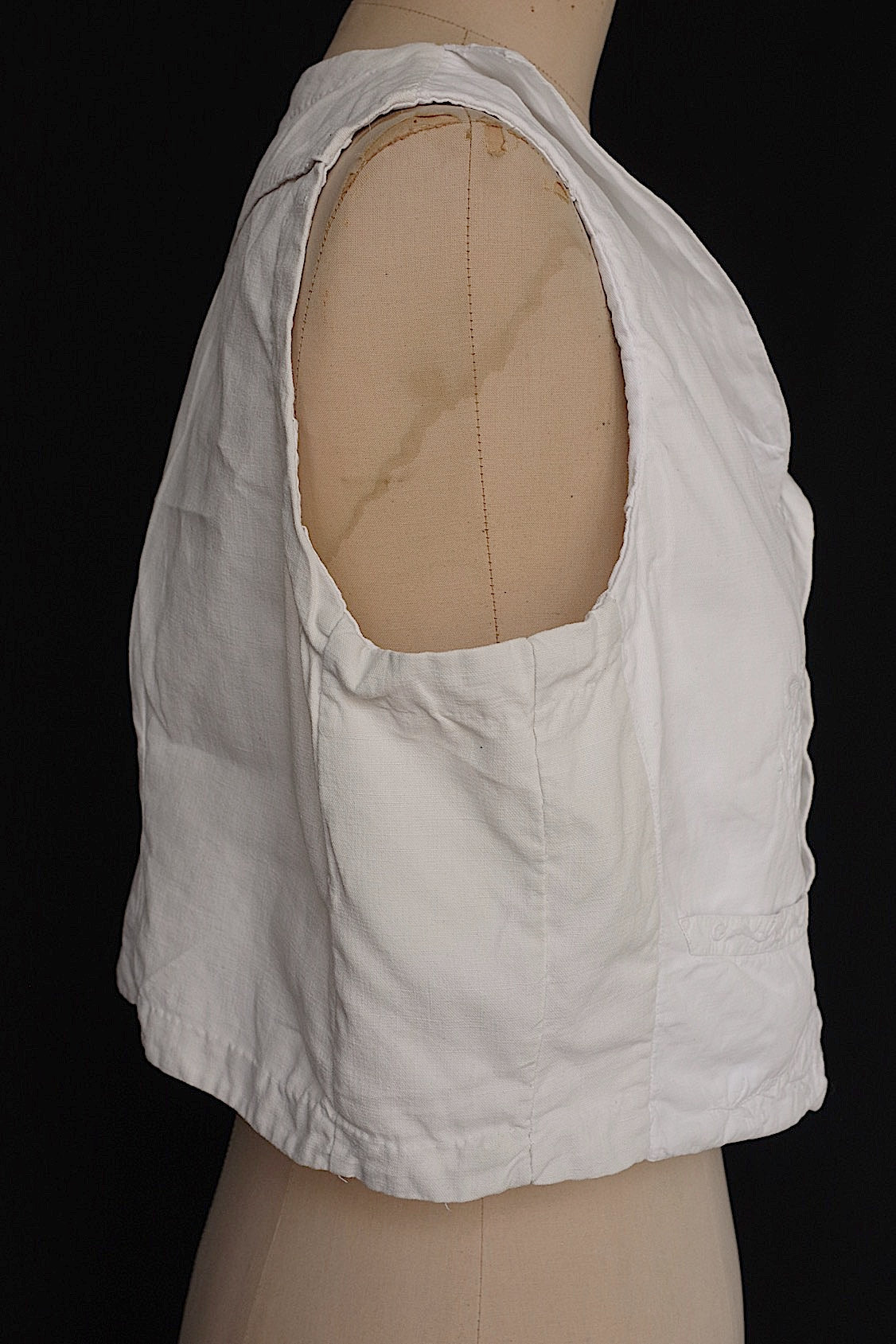 アンティーク古着 vêtement antique アンティーク刺繍ジレ pour monsieur .FR a l'epoque