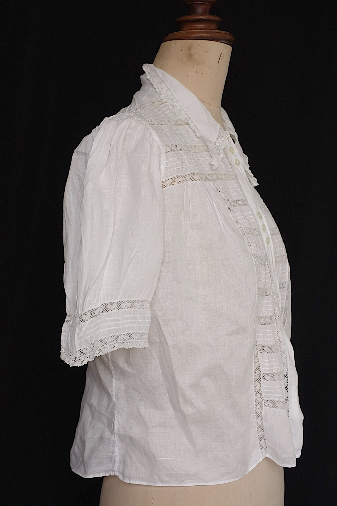 アンティーク古着 vêtement antique アンティークレースブラウス .FR a l'epoque