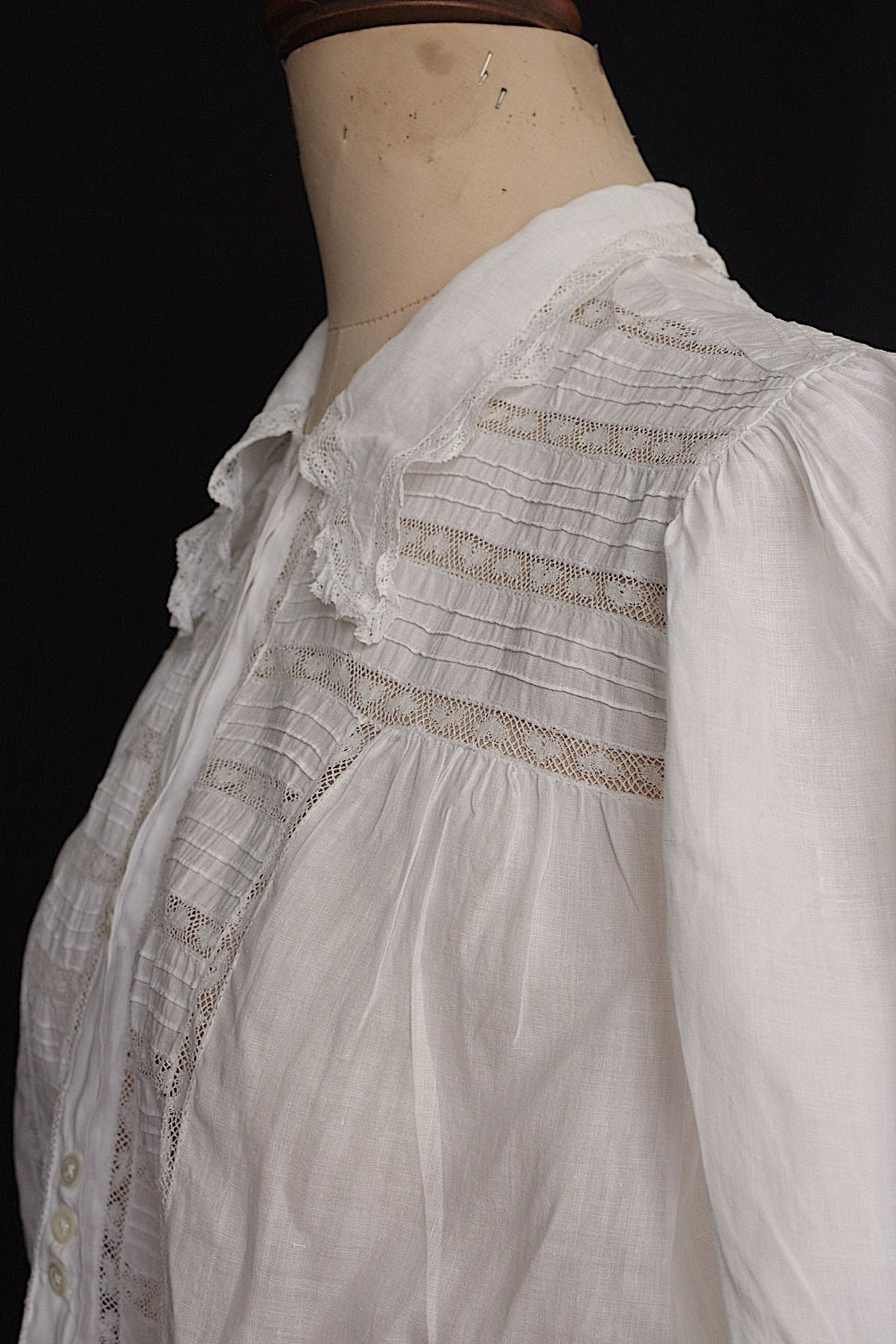 アンティーク古着 vêtement antique アンティークレースブラウス .FR a l'epoque