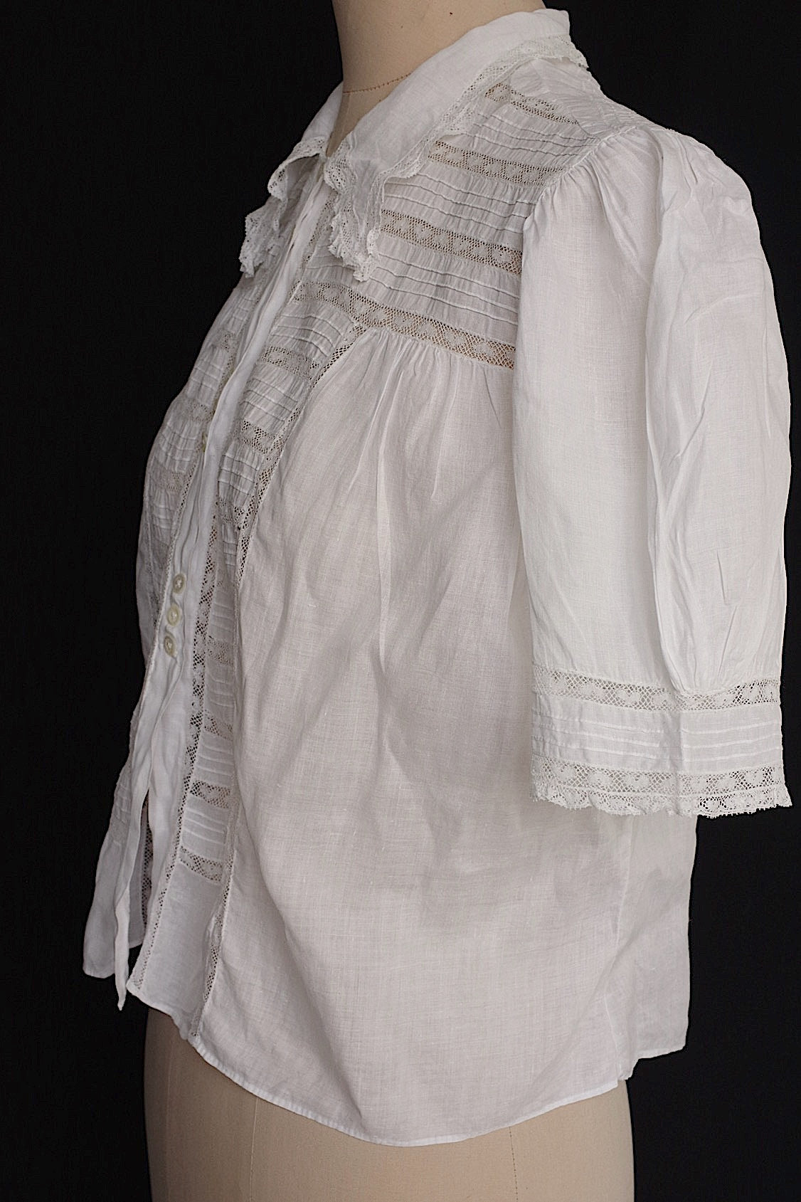アンティーク古着 vêtement antique アンティークレースブラウス .FR a l'epoque