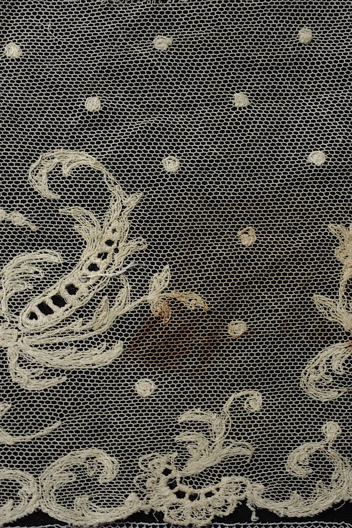 アンティークレース dentelle  antique アンティークレース 2種類 5本 .FR a l'epoque