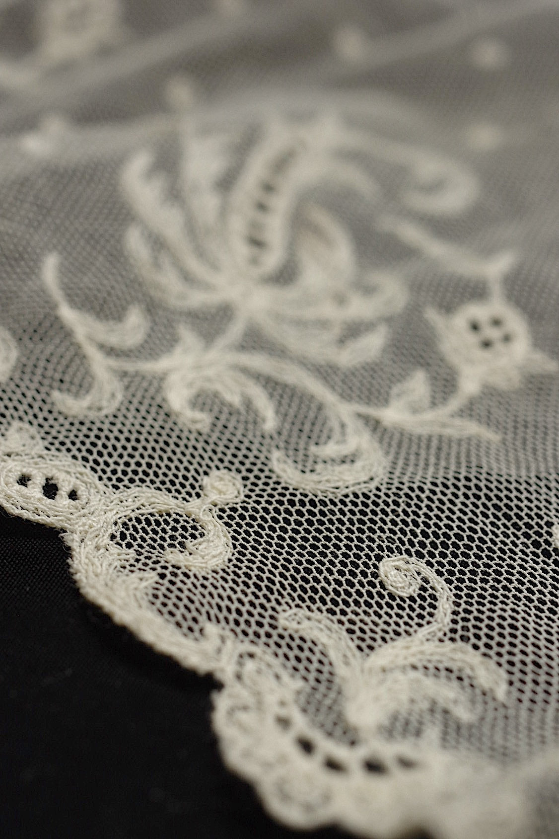 アンティークレース dentelle  antique アンティークレース 2種類 5本 .FR a l'epoque