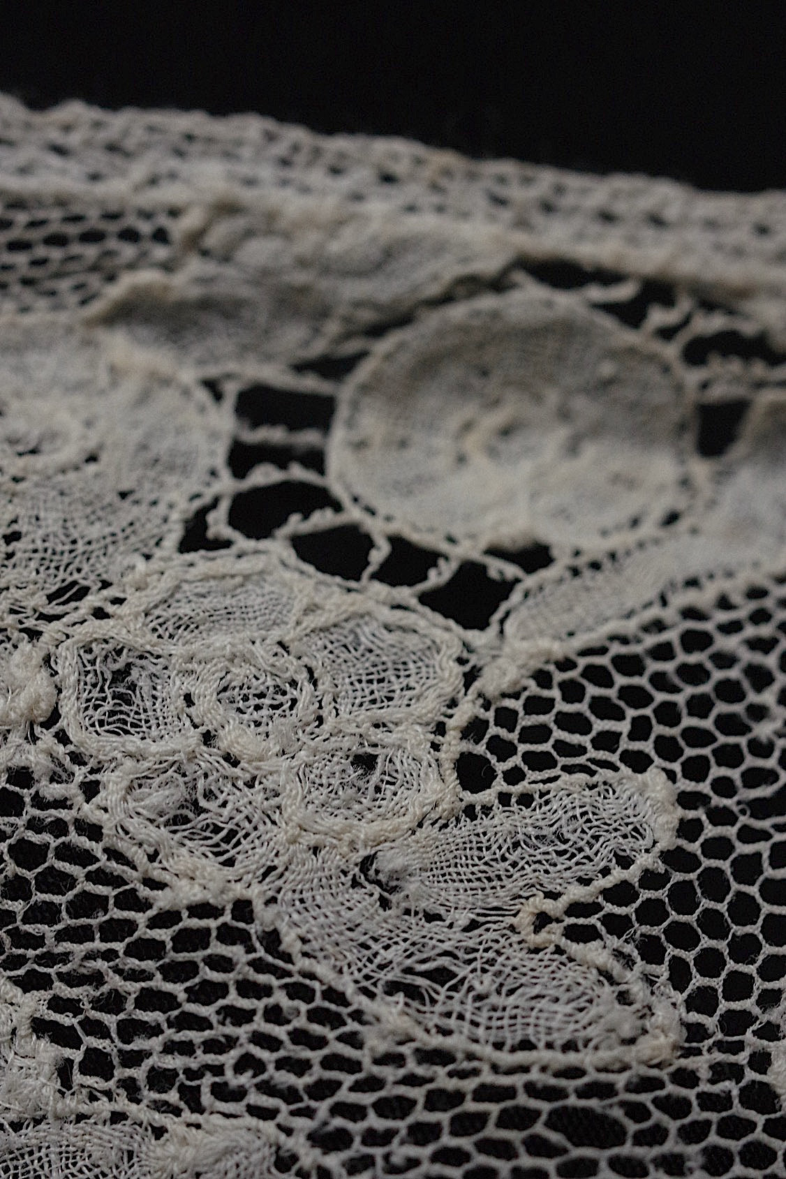 アンティークレース dentelle  antique アンティークレース 2種 .FR a l'epoque