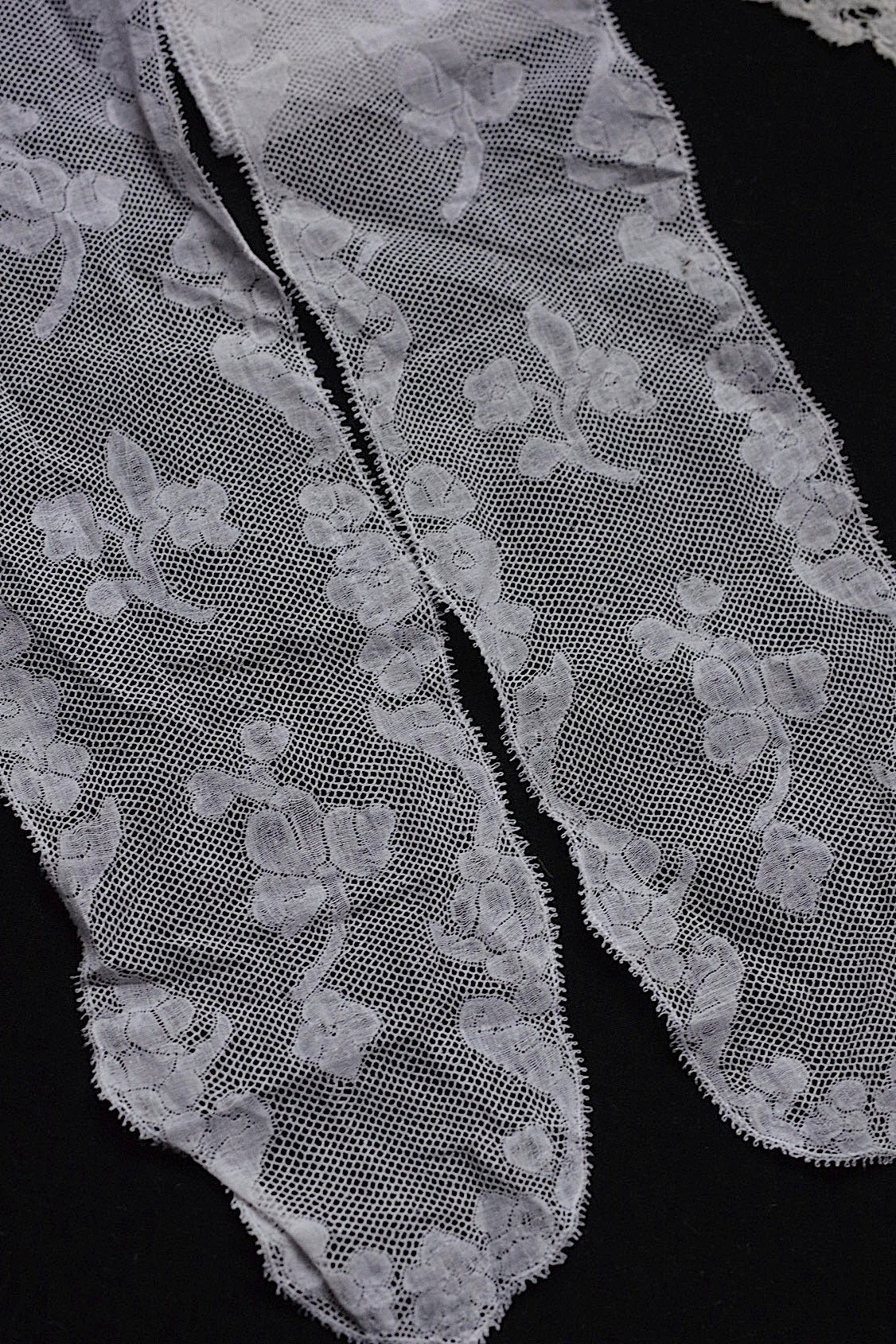 アンティークレース dentelle  antique アンティークレース 2種 .FR a l'epoque