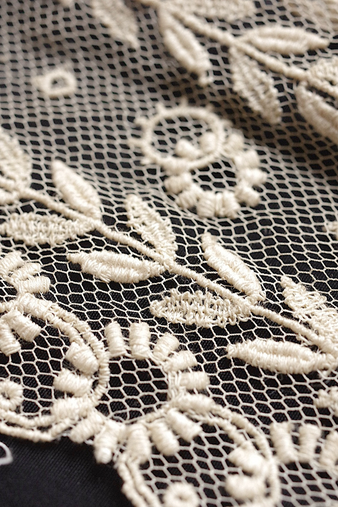 アンティークレース dentelle antique アンティークレース ハギレ 素材用 .FR a l'epoque