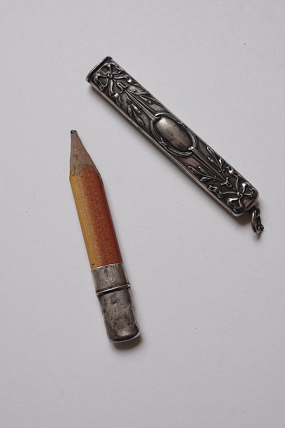 アンティーク雑貨 stylo antique アンティーク鉛筆ケース入り .FR a l'epoque