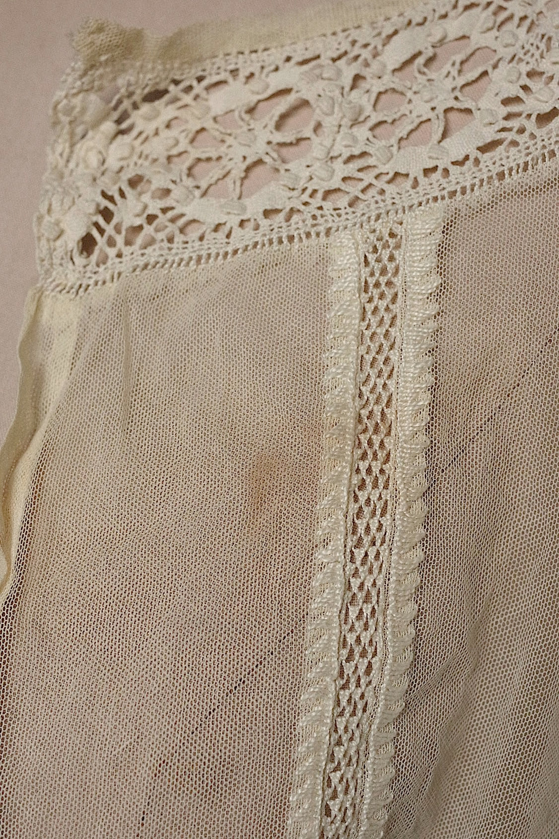 アンティーク古着 cosage antique アンティークレース petit top チュール .FR a l'epoque