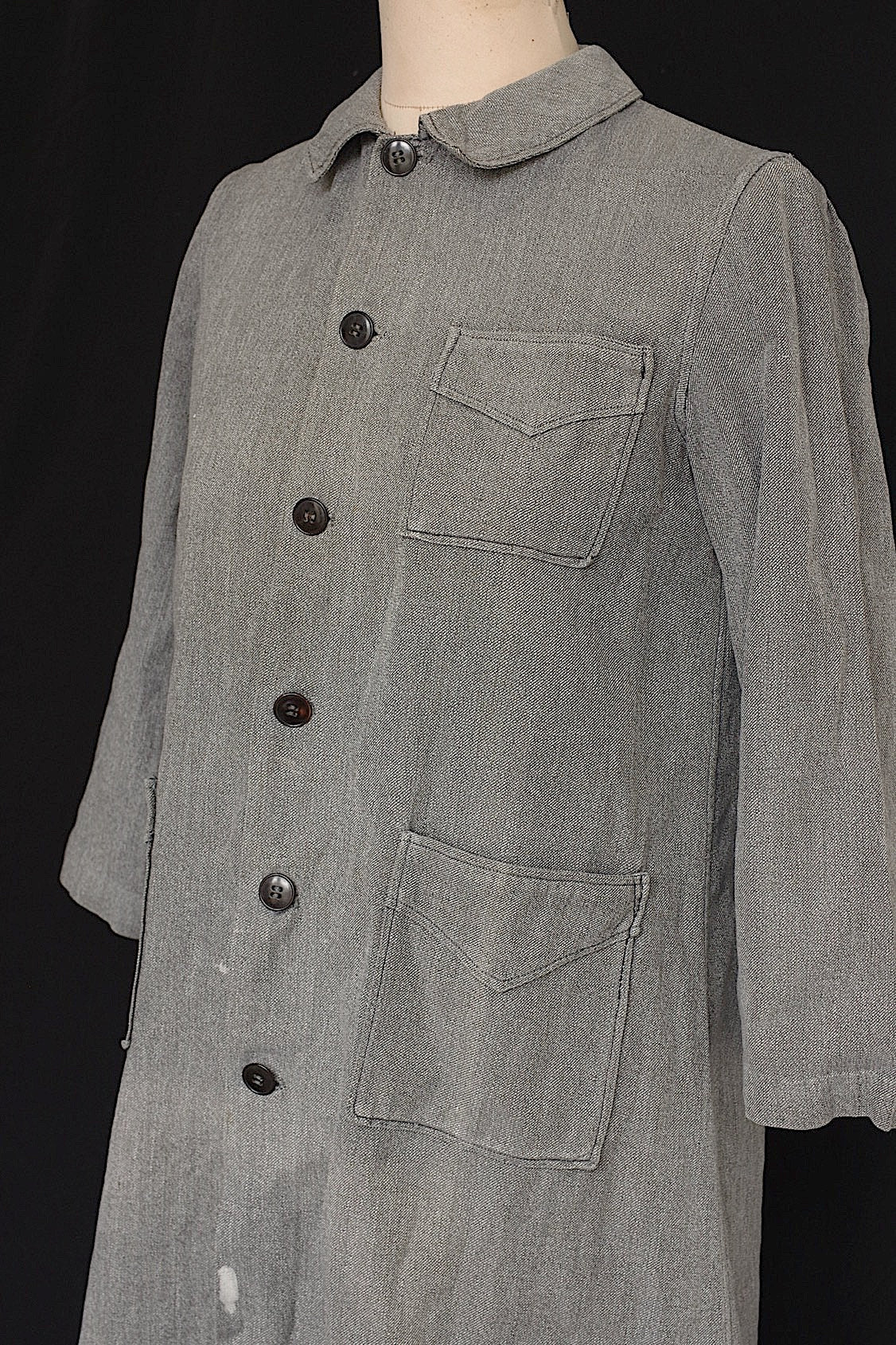 ヴィンテージ古着 vêtement  vintage ヴィンテージアトリエコート 少女サイズ .FR a l'epoque